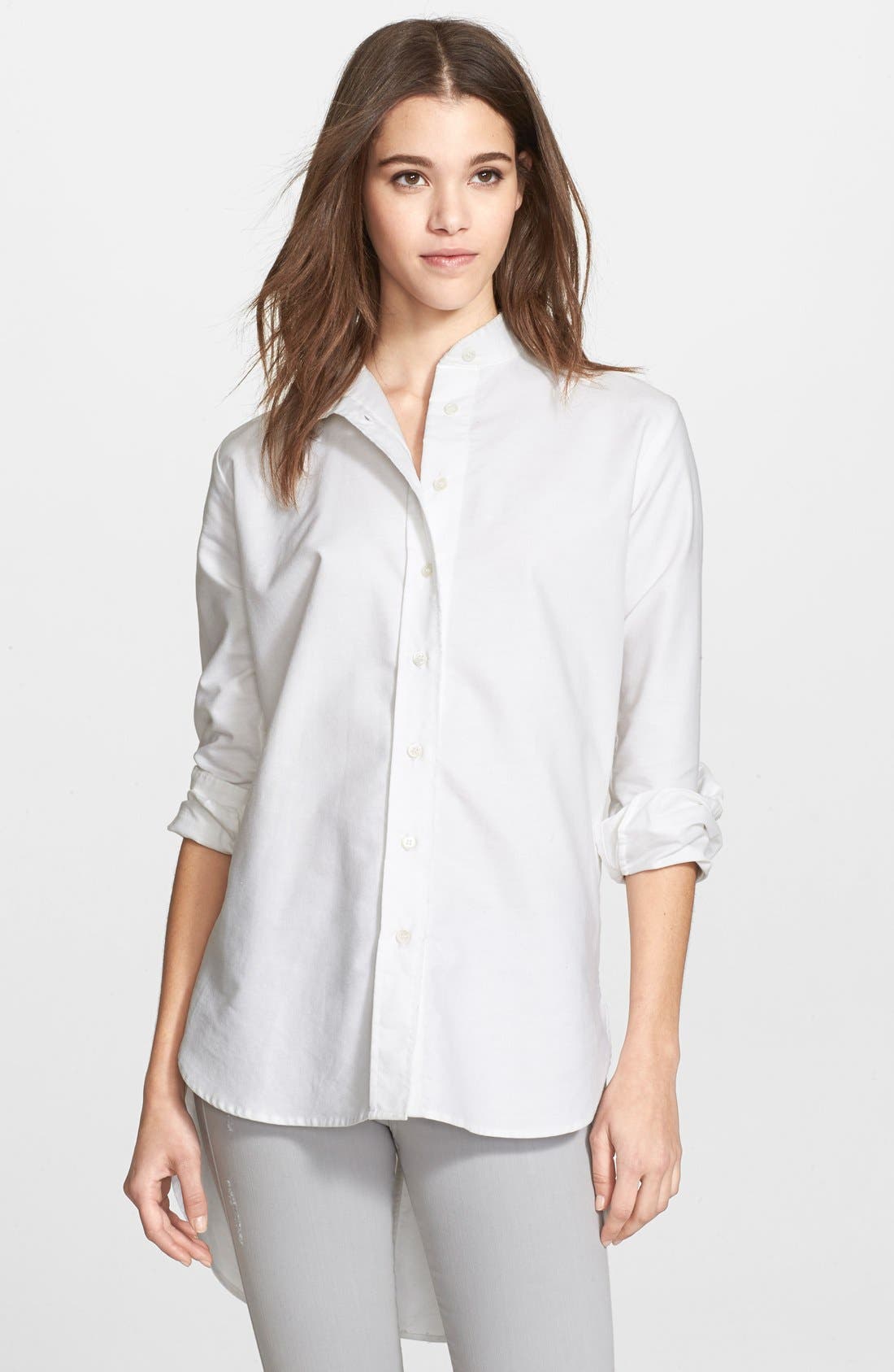 Frame Denim 'Le Tunic' Oxford Shirt Nordstrom