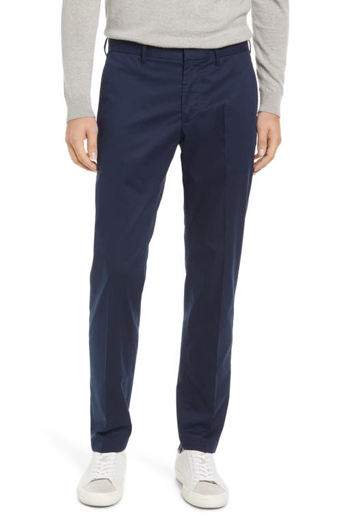 Nordstrom Slim Fit CoolMax Flat Front Performance Chinos in Navy Blazer at Nordstrom, Size 29 X 32