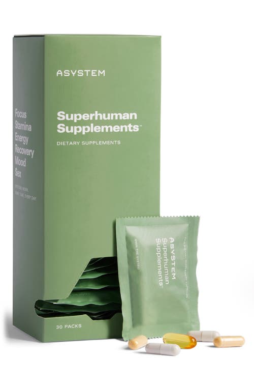 ASYSTEM Superhuman Supplements&trade; Dietary Supplements for Men
