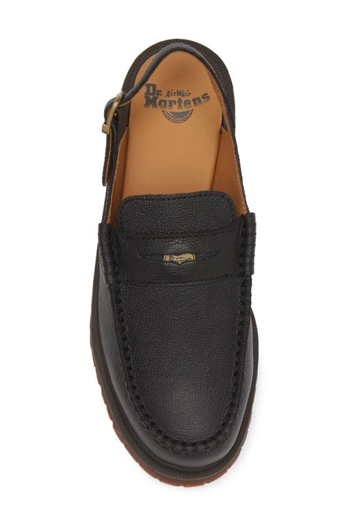Dr. Martens' Penton Slingback Penny Loafer In Black Westminster