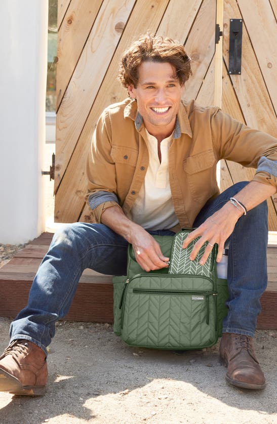 Skip Hop Forma Diaper Backpack In Green