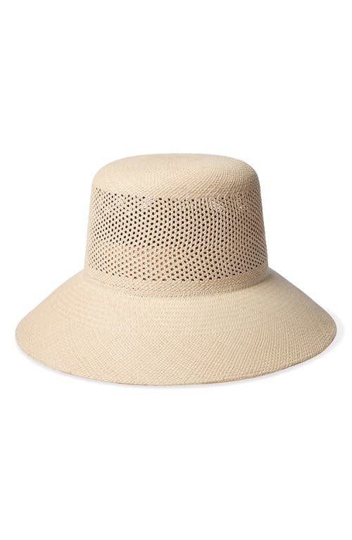 Lopez Straw Bucket Hat in Catalina Sand