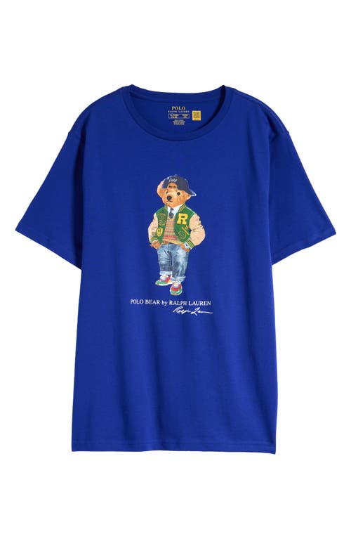 POLO RALPH LAUREN POLO RALPH LAUREN KIDS' POLO BEAR COTTON GRAPHIC T-SHIRT 