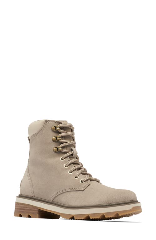 Sorel Lennox Waterproof Lace-up Boot In Omega Taupe/gum 2