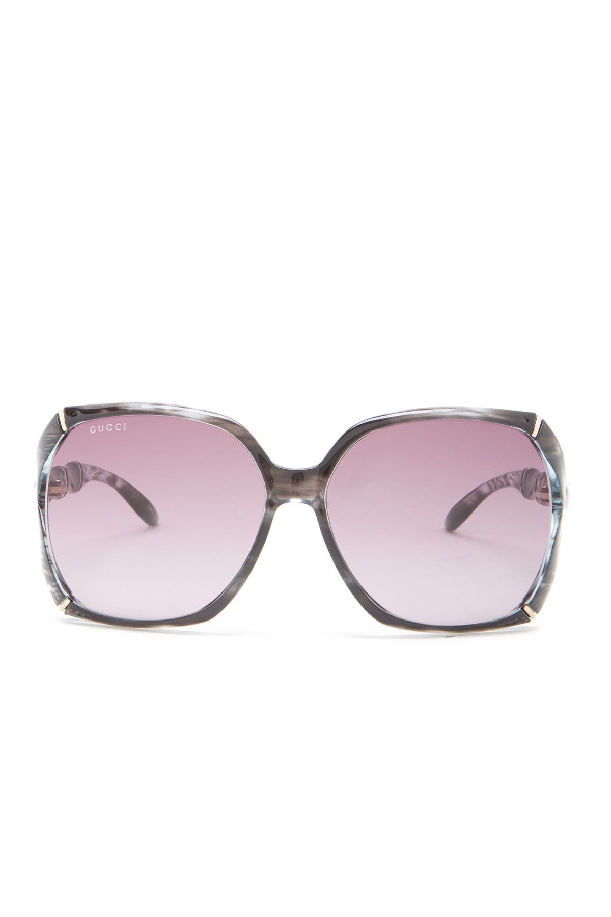 gucci 58mm oversized square sunglasses