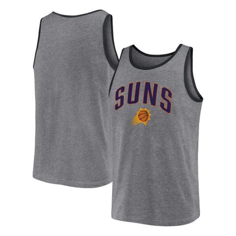 San Diego Padres Fanatics Branded Primary Tank Top - Heather Gray