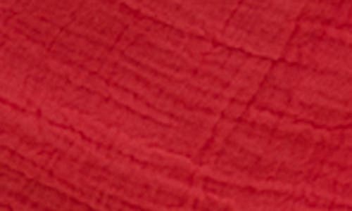 Saachi Gauze Cotton Scarf In Red