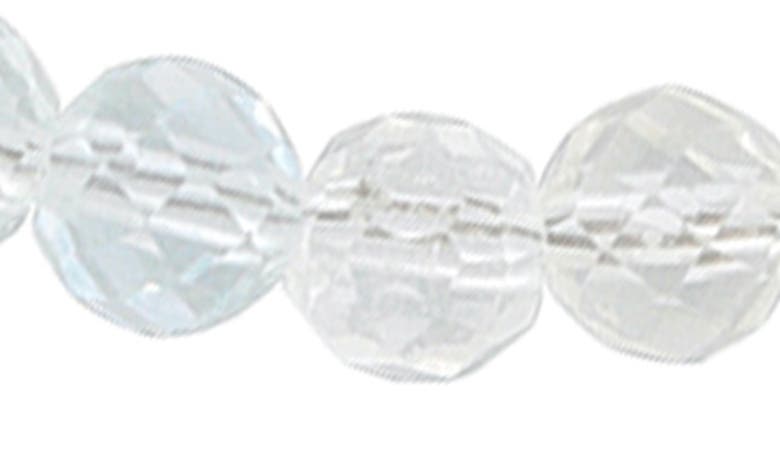 Shop Delmar Fancy Cut Beaded Necklace In White