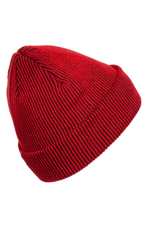ADIDAS ORIGINALS ADIDAS ORIGINALS UNION TREFOIL LOGO CONTRAST RIB BEANIE