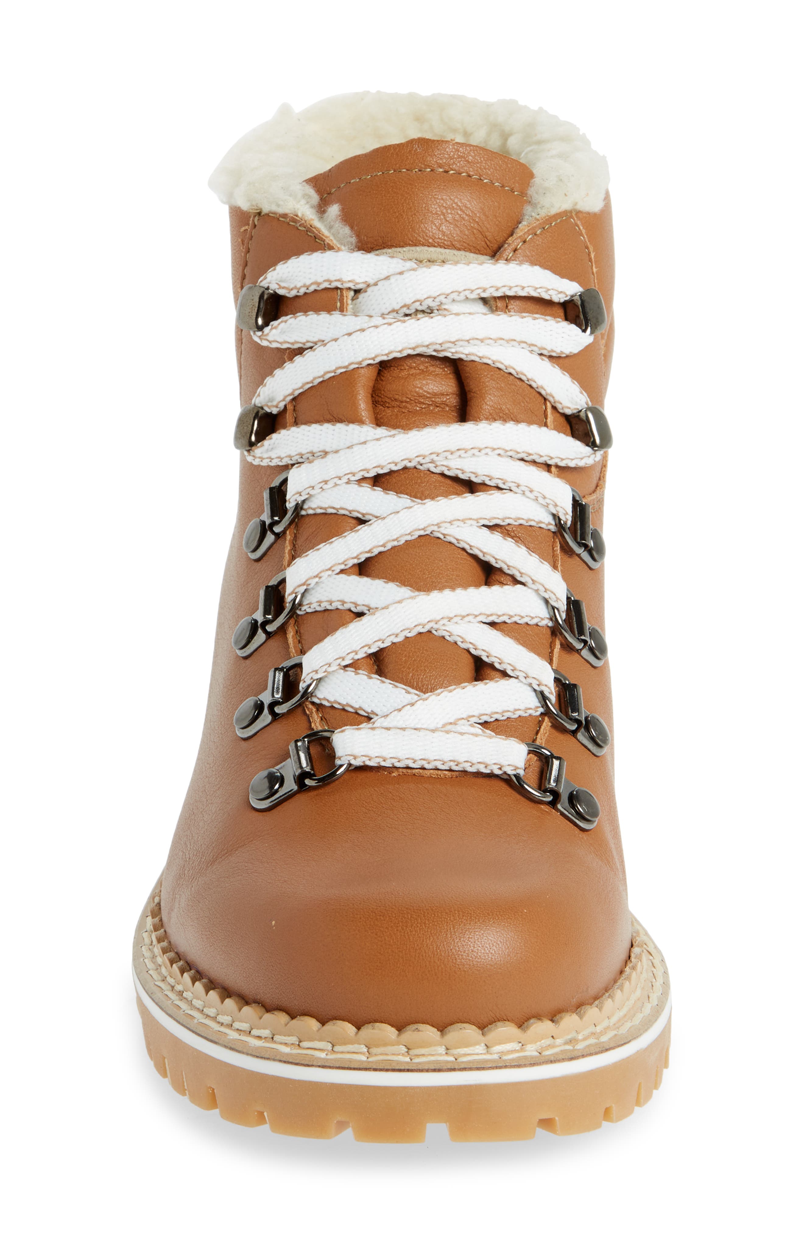 shearling lined hiking boots
