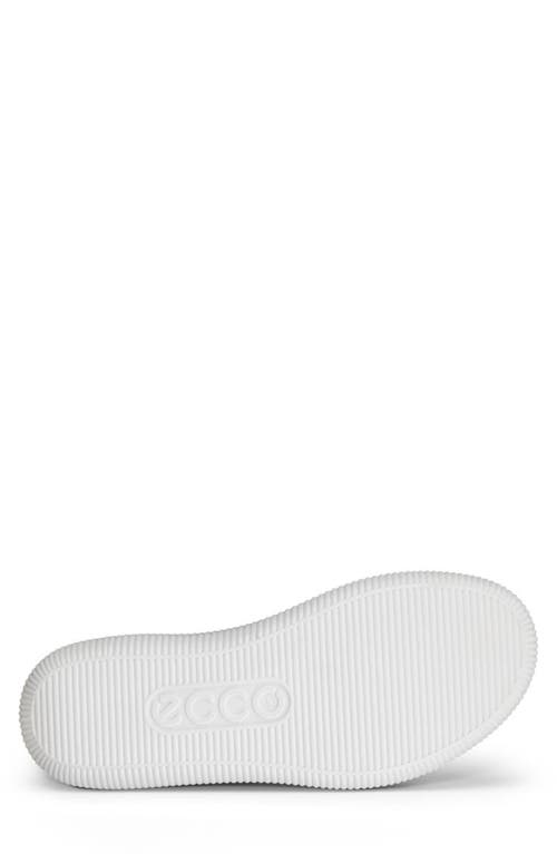 Ecco Soft Zero Sneaker In White/shadow White