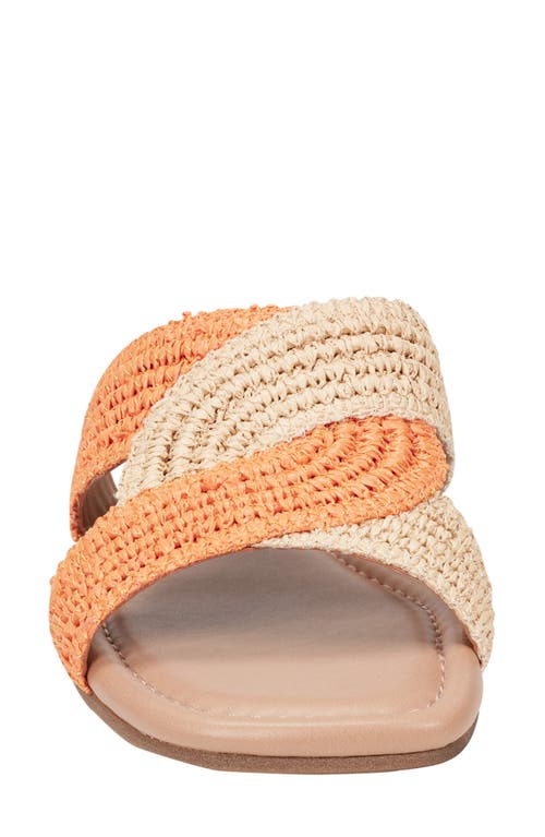 Marc Fisher Ltd Navie Slide Sandal In Orange