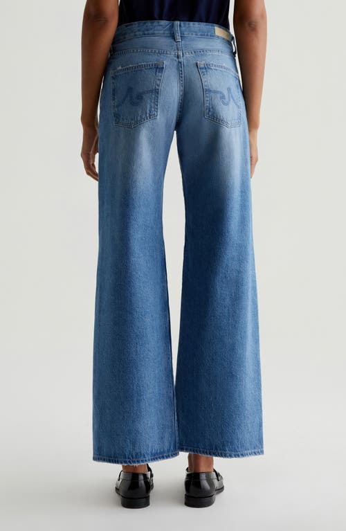 Shop Ag Adria Low Rise Bgy Wide Leg Jeans In Stockholm