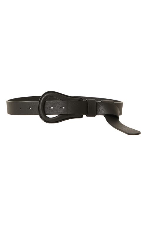 Shop B-low The Belt Ryder Leather Wrap Belt In Black