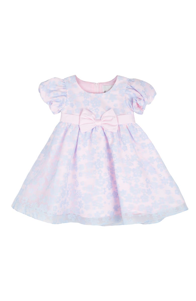 Rare Editions Kids' Floral Burnout Organza Dress & Pantyhose ...