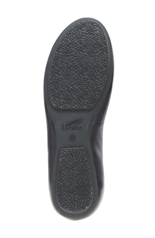 Shop Dansko Mollie Ballet Flat In Black