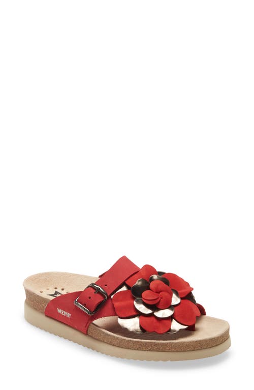 Mephisto Helen Flower Sandal Leather at Nordstrom,