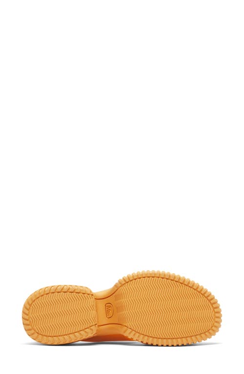 Shop Sorel One Streetworks Platform Slide Sandal In Yellow Ray/sea Salt