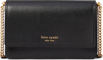 kate spade new york morgan leather wallet on a chain