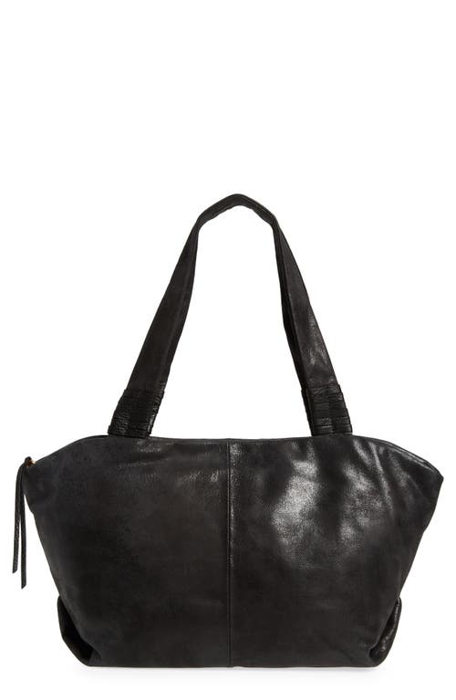 Shop Hobo Astrid Leather Tote Bag In Black