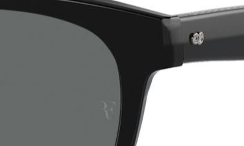 Oliver Peoples X Roger Federer R-3 51mm Polarized Pillow Sunglasses In Black