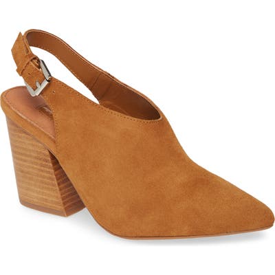 Topshop Goji Slingback Bootie - Brown