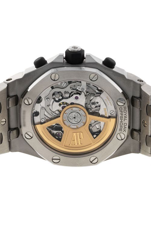 Shop Watchfinder & Co. Audemars Piguet  Royal Oak Offshore Chronograph Bracelet Watch, 42mm In Blue/silver