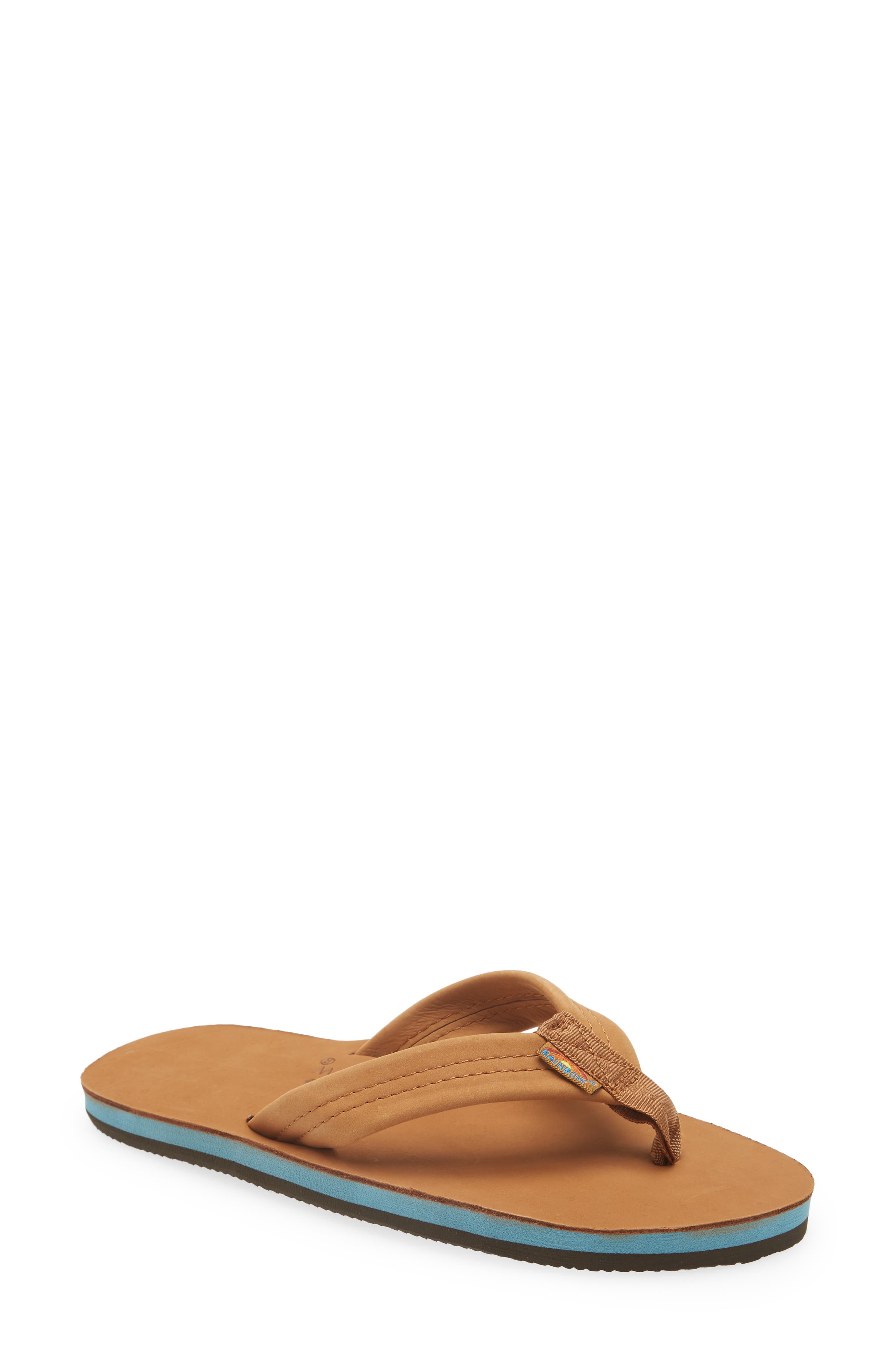 mens beige flip flops