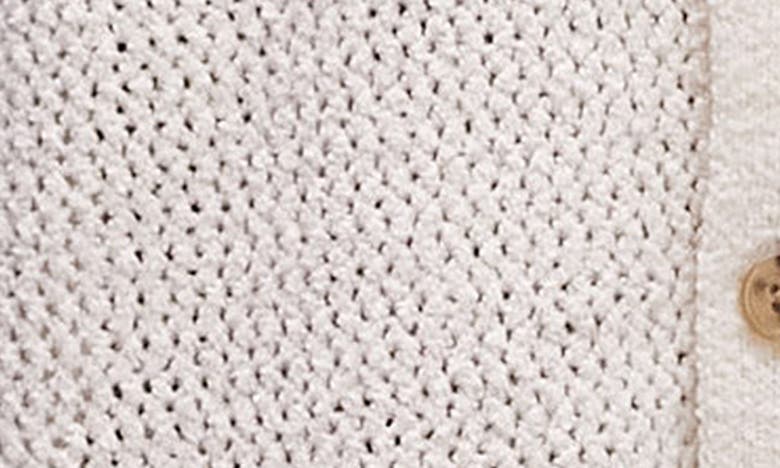 Shop Topman Textured Knit Short Sleeve Button-up Shirt In Ecru
