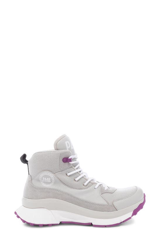 Shop P448 Viking High Top Sneaker In Grey-purple