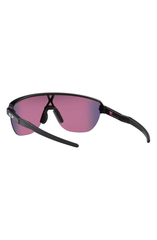 Oakley Womens Black Oo9248 Corridor Shield-shape Acetate Sunglasses In Black Grey