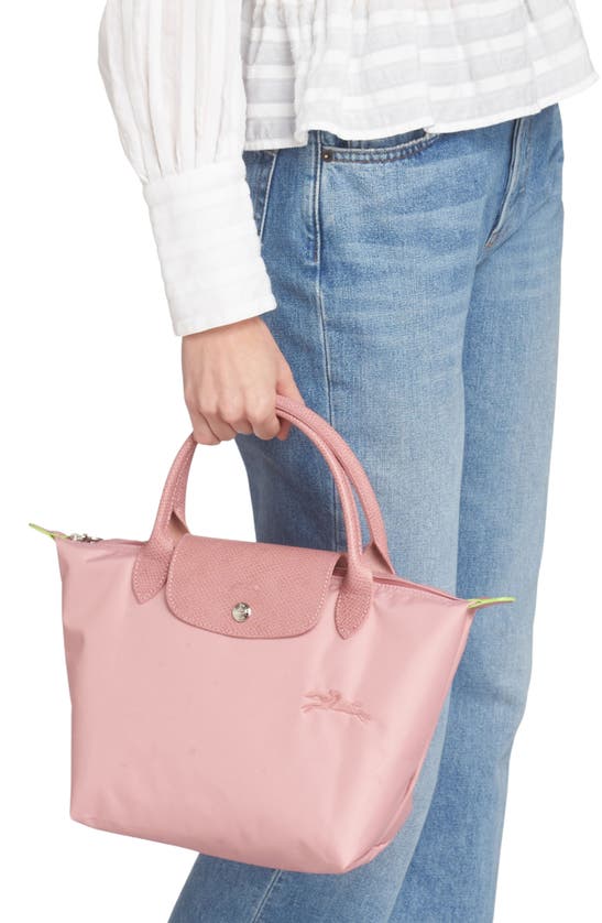 Longchamp X André Saraiva – Le Pliage Collection André Top Handle Bag Pink