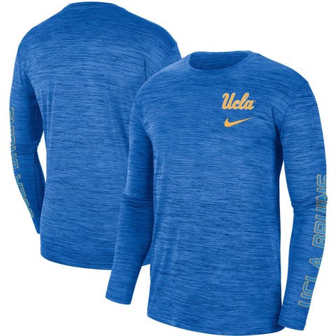 Las Vegas Raiders Nike Sideline Team Velocity Performance Long Sleeve T- Shirt - Heather Gray