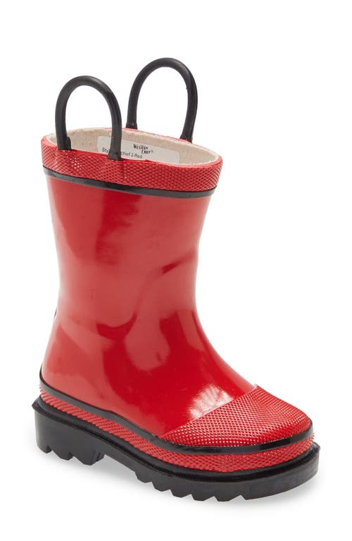Kids' Western Chief Fire 2 Rain Boot Red at Nordstrom, M