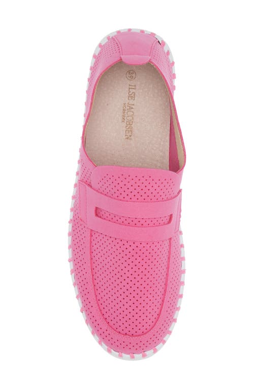 Ilse Jacobsen Tulipu Penny Loafer In Rose Violet