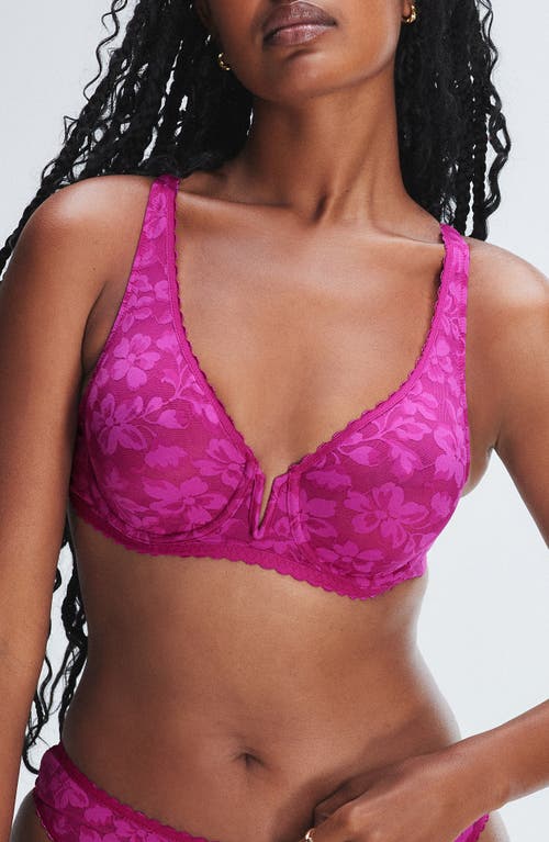 Shop Savage X Fenty Unlined Full Coverage Bra In Purple Passionfruit