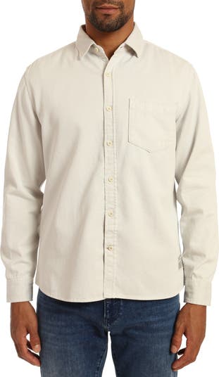Linen Button-Up Western Shirt