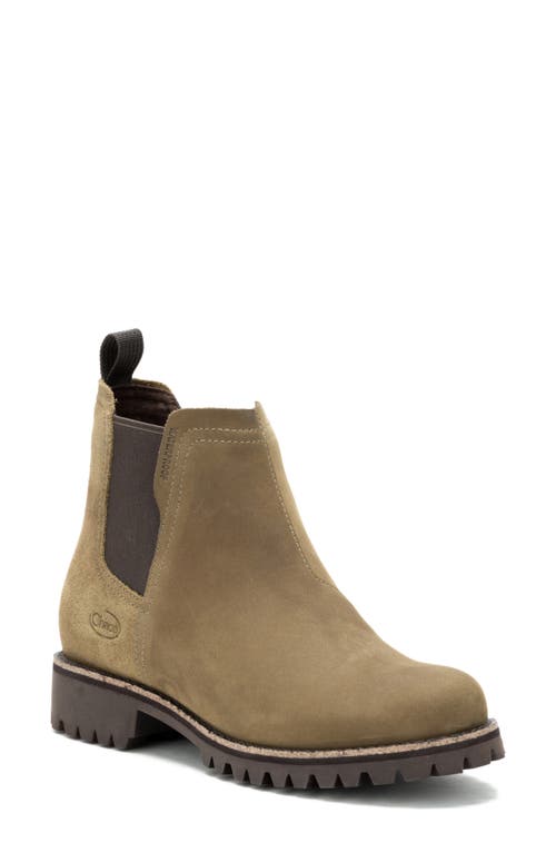 Chaco Fields Waterproof Chelsea Boot in Olive Bronze 