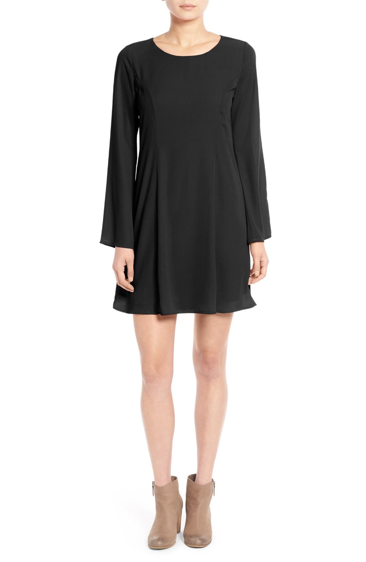 Everly Long Sleeve Shift Dress | Nordstrom