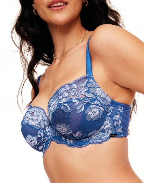 Shop Adore Me Chelsi Unlined Demi Bra In Dark Blue