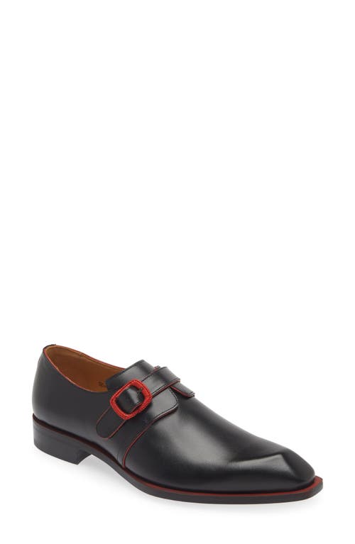 Profumo Buckle Loafer in Black
