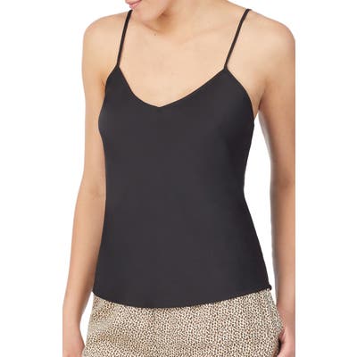 Room Service Satin Camisole, Black (Nordstrom Exclusive)