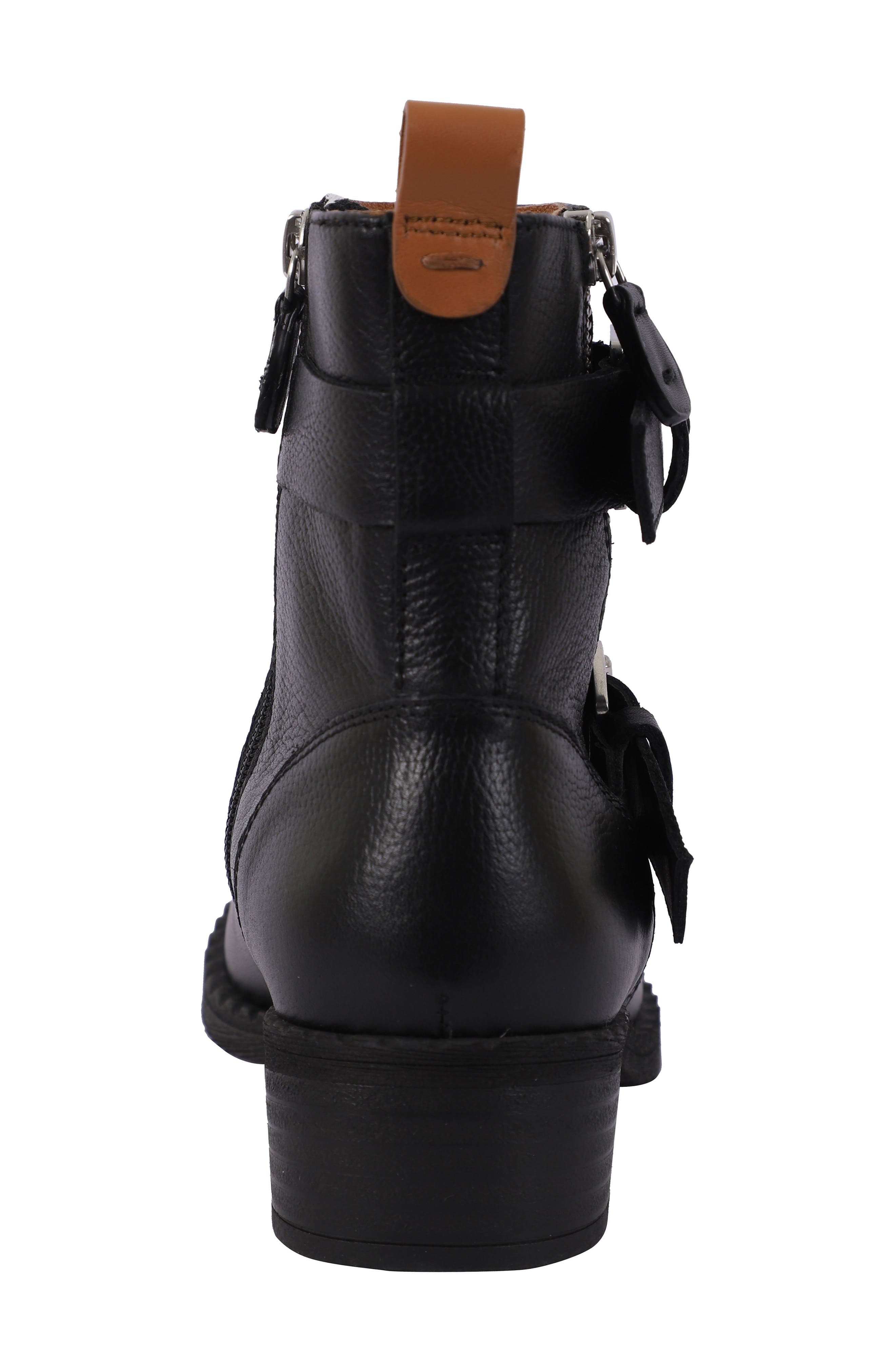 GENTLE SOULS BY KENNETH COLE Brena Moto Boot in Black Leather Smart Closet