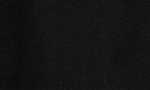 Burnside Comfy Polar Fleece Hoodie In Black