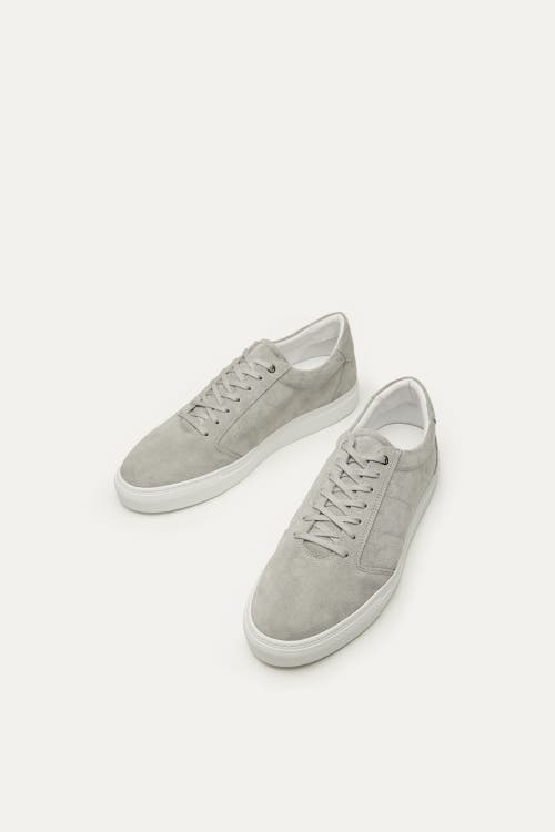 Want Les Essentiels De La Vie Want Les Essentiels Lennon 2.0 Suede Leather Low Sneaker In Grey