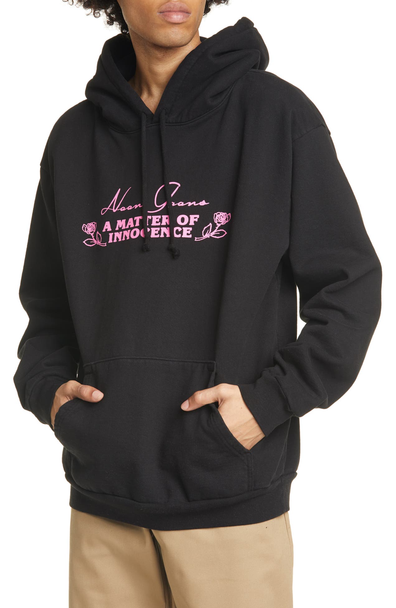 美品 NOON GOONS / OLD ENGLISH HOODIE / L アウトレット取扱店 - www