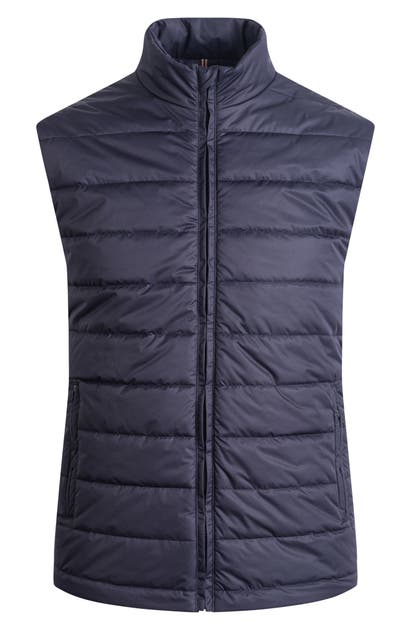 Click to view more detailed imagery on our partner's website Bugatchi Quilted Vest In Navy