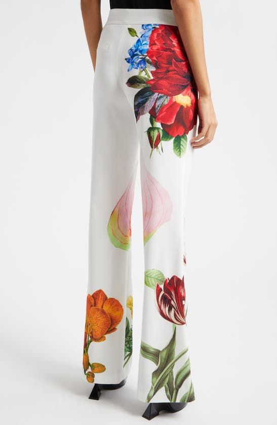 Shop Alice And Olivia Alice + Olivia Ultra Floral Flare Pants In Le Parisien