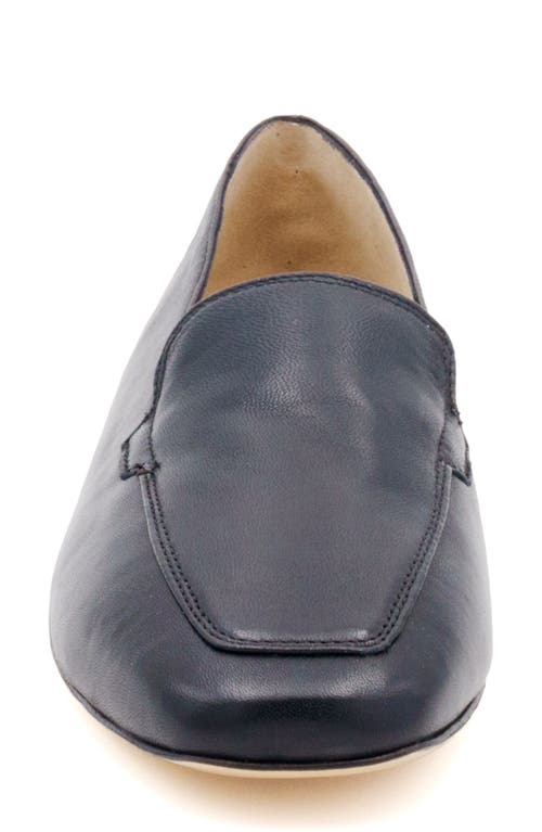 Amalfi By Rangoni Giove Apron Toe Loafer In Black Parmasoft