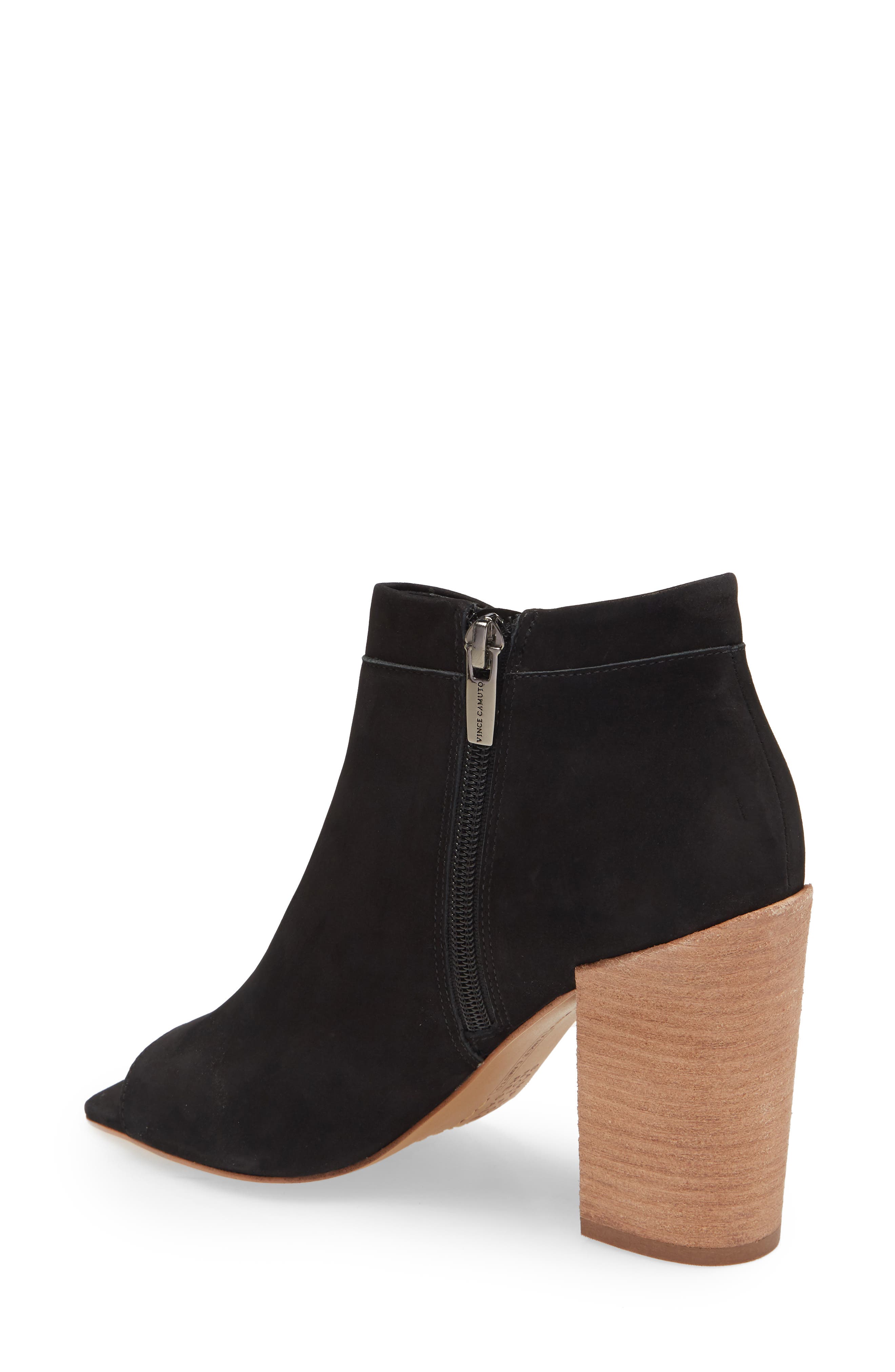 Vince Camuto Fedrilla Open Toe Bootie, Alternate, color, 